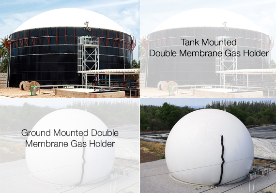 Double Membrane Gas Holder